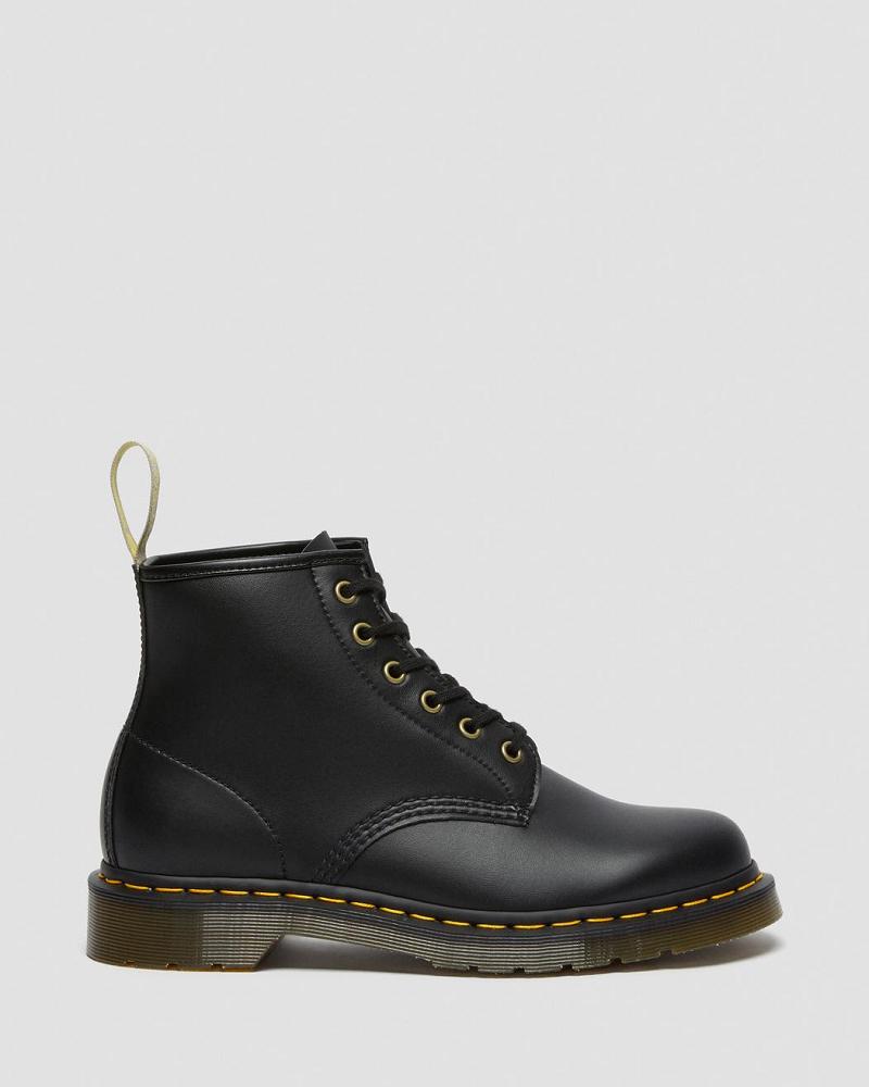 Men's Dr Martens Vegan 101 Felix Ankle Boots Black | AU 455MQZ